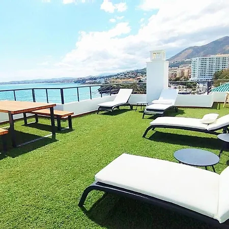 Keywise Beachhouse Oceanblue Duplex De Lujo En Primera Linea Con Vistas Espectaculares , Solarium Privado Y Piscina Appartement Benalmádena